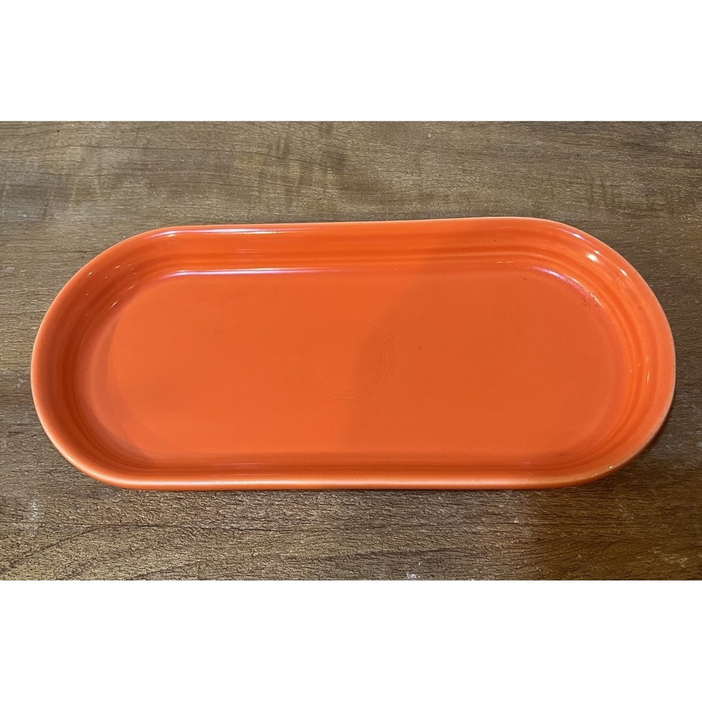 Fiesta‎ Poppy Bread Tray 11 7/8" Serving Platter w/ Original Box NO Bowls USA